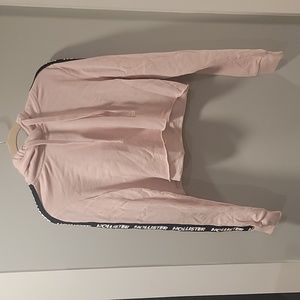 Pink Cropped Sweater in M by Hollister